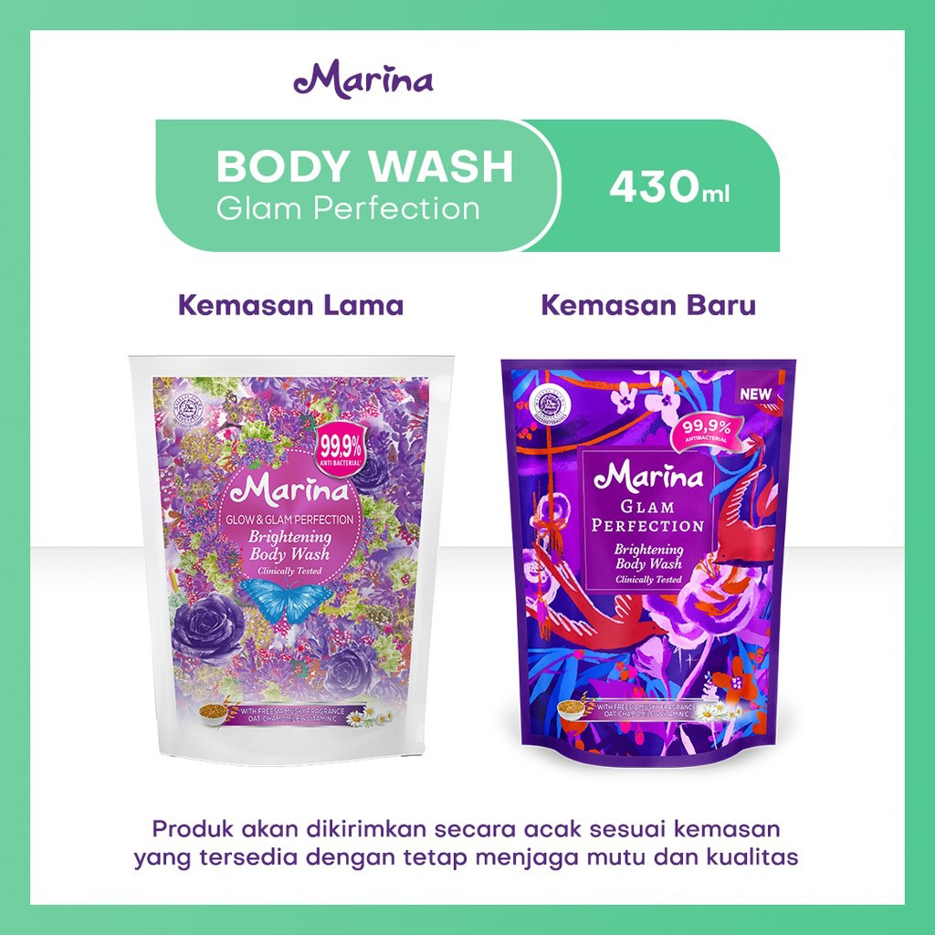 (Refill) Marina Brightening Body Wash - 430ml