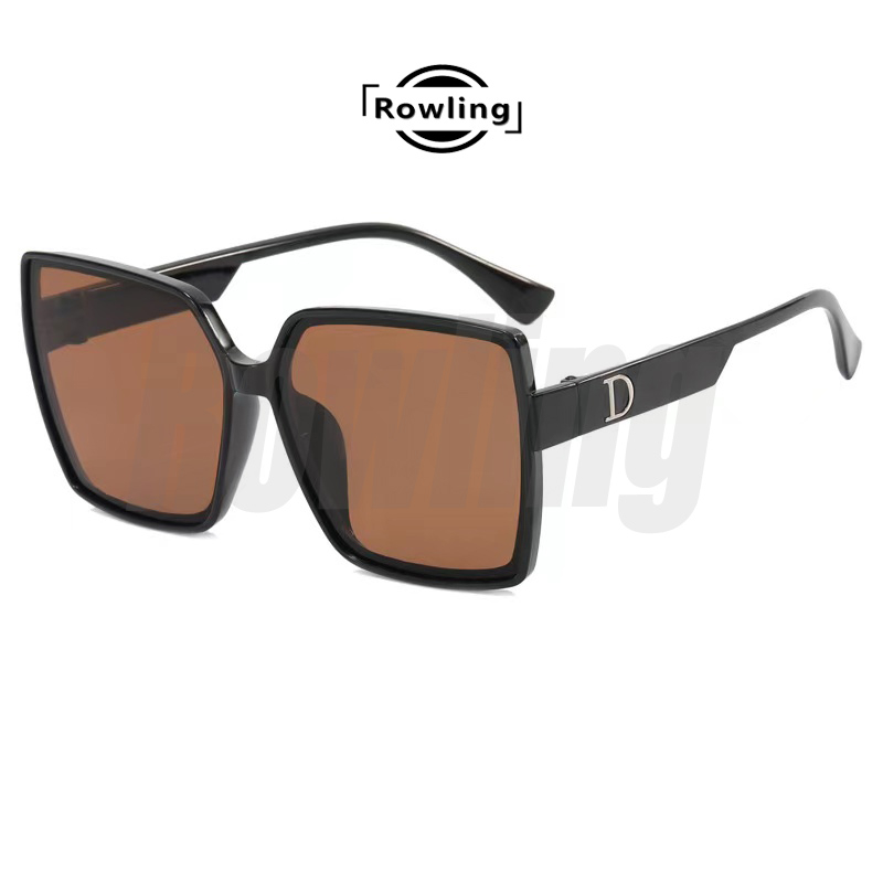 Rowling(ka-356)Sunglasses  Kacamata Hitam Titanium Kotak Wanita Sunglasses New Arrival Import Kacamata Fashion