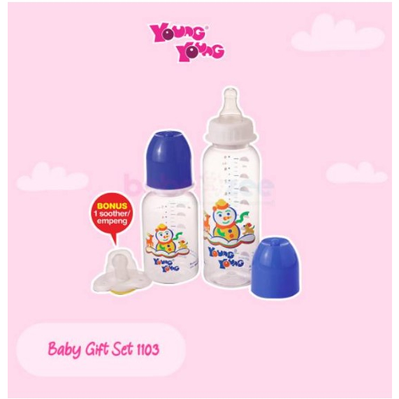 Young Young Baby Gift Set 3 in 1/Botol Dot Susu