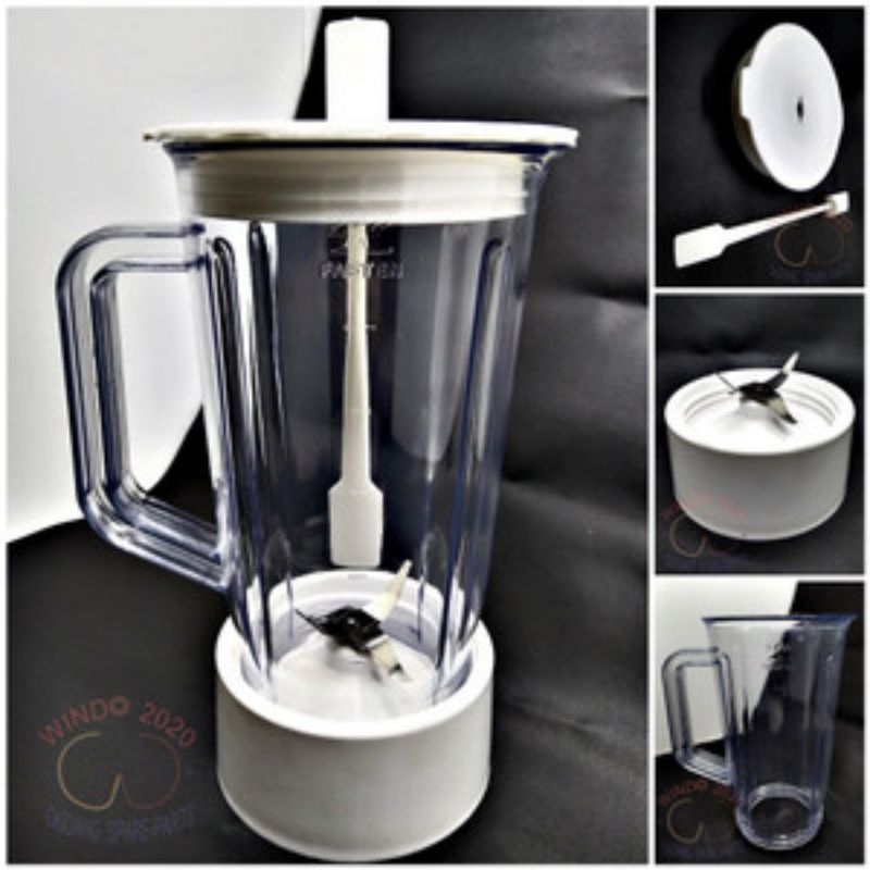 GELAS BLENDER FULLSET JUS PLASTIK MIYAKO 1 LITER/GELAS JUS SET MIYAKO PLASTIK