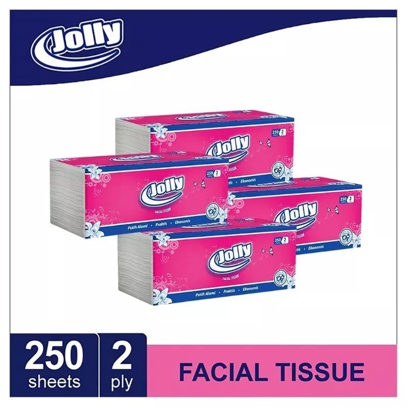 JOLLY FACIAL TISSUE 250 SHEETS