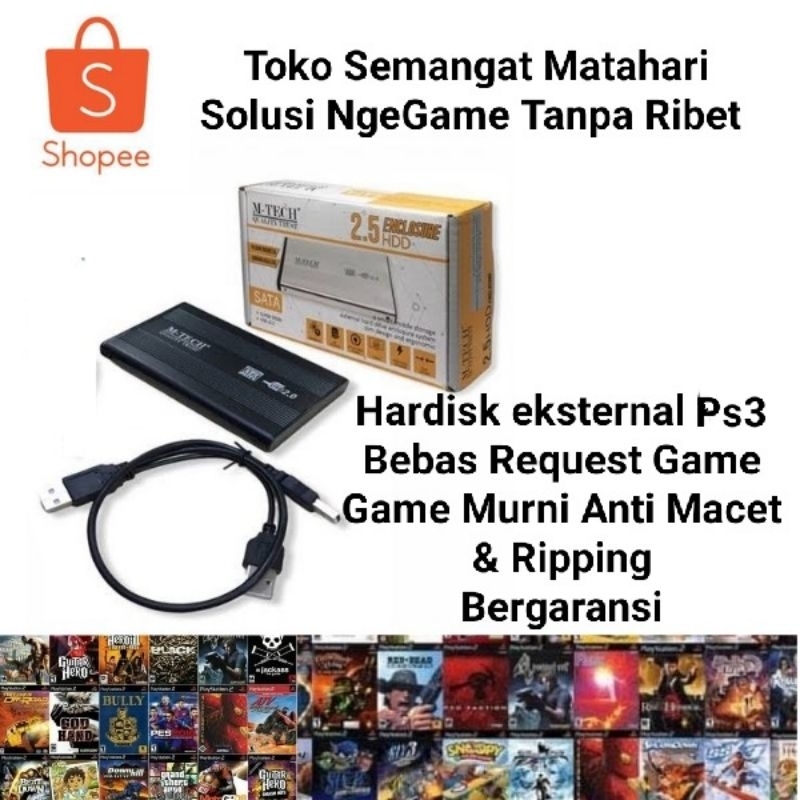 HDD / Hardisk eksternal Support Ps3