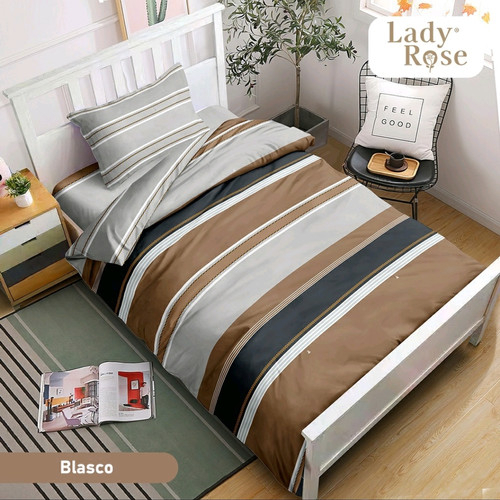 Ss Sprei LADY ROSE PART A 90 MIX MOTIF 90x200 Extra Single / Small Size