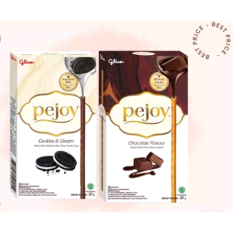 Pejoy 20gr biscuit stik isi coklat cookies cream