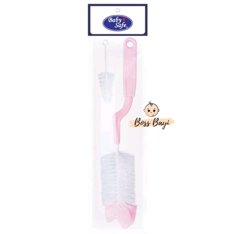 BABY SAFE - Bottle &amp; Nipple Brush/ Sikat Spon Pembersih Botol &amp; Dot BD037 / BD037-1 / BD037-6 / BS368 / BS369