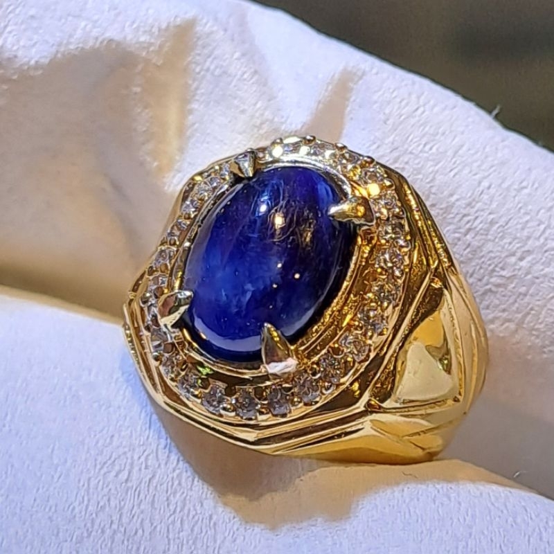 batu permata blue safir afrik