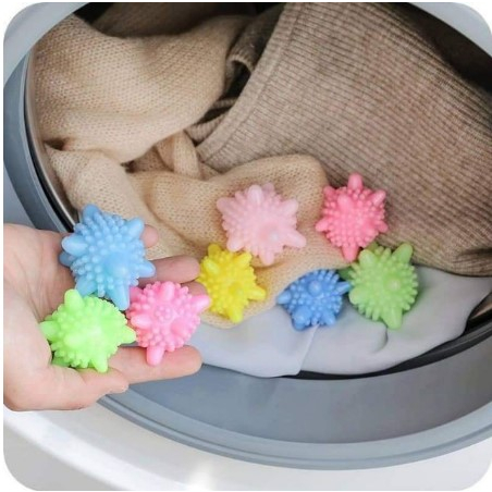 Magic Laundry Ball Bola Karet Mesin Cuci Besar Anti Kusut Alat Bantu Mesin Cuci Silikon