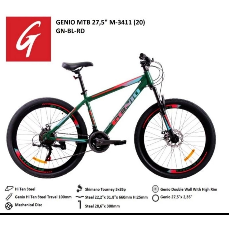 Sepeda Genio MTB 27,5 Genio m3411