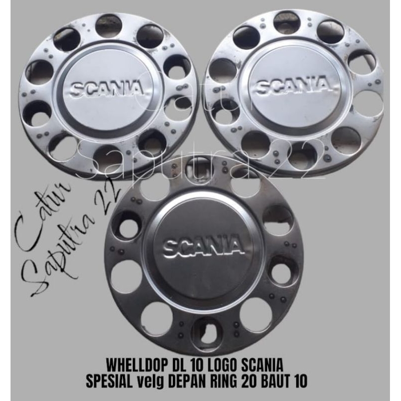 [2pcs] wheeldop di ring 20 baut 10 depan