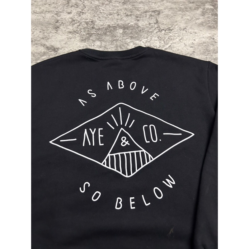 Crewneck aye denim / aye & co