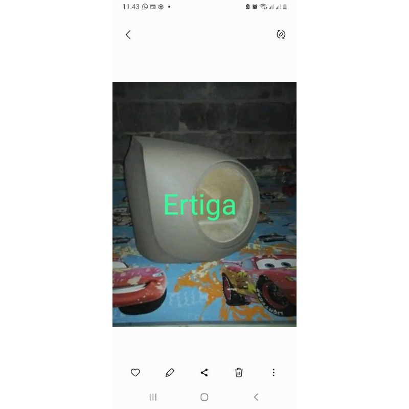 box custom sudut ERTIGA LAMA