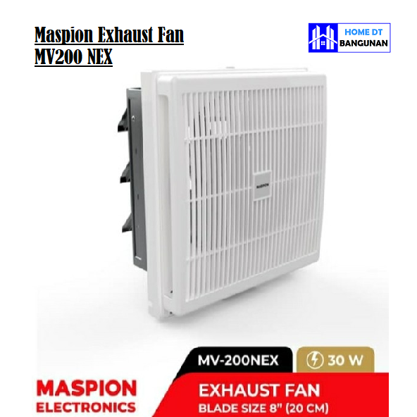 Exhaust Fan Dinding 8 Inch Maspion MV200 MV200NEX MV 200 NEX MV-200