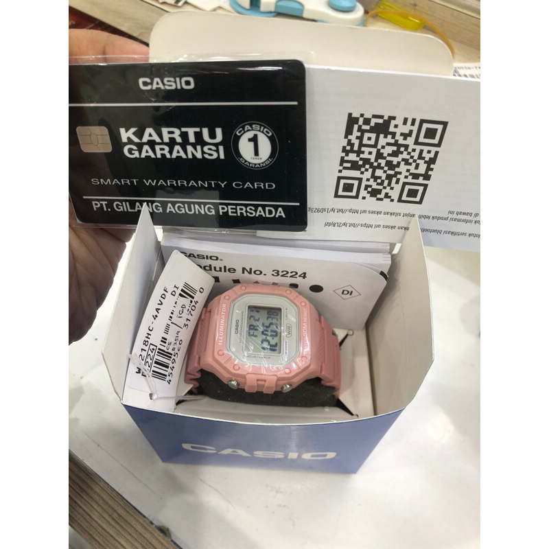 CASIO ORIGINAL W-218HC-4AVDF