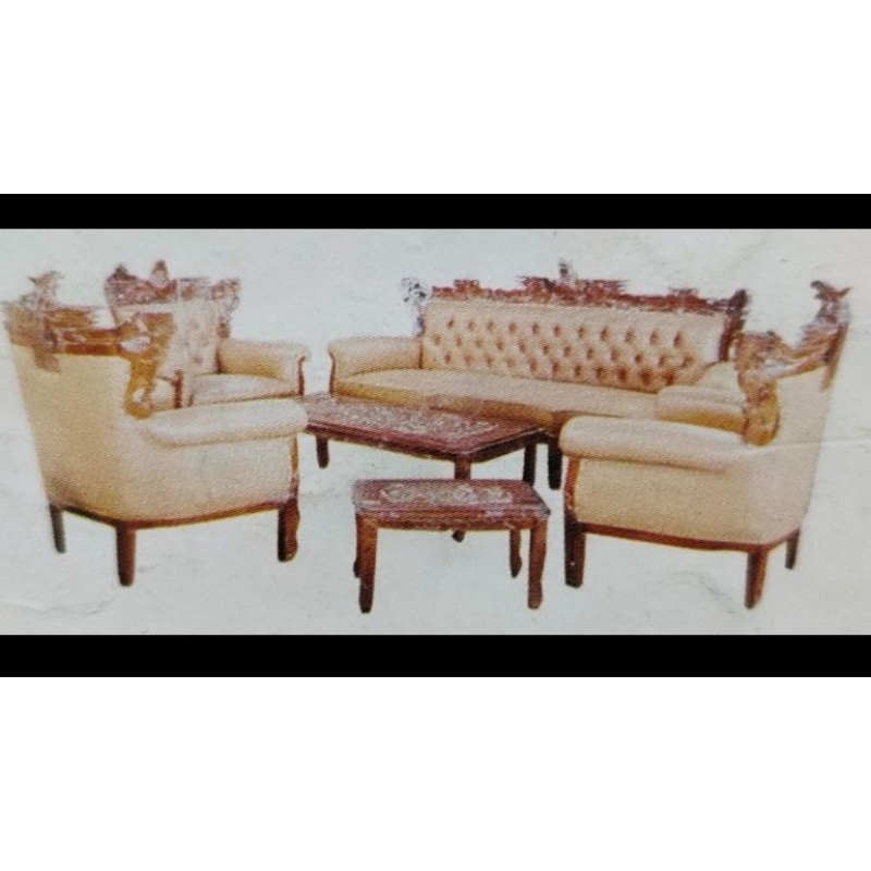 Sofa jati jepara Garuda super jumbo