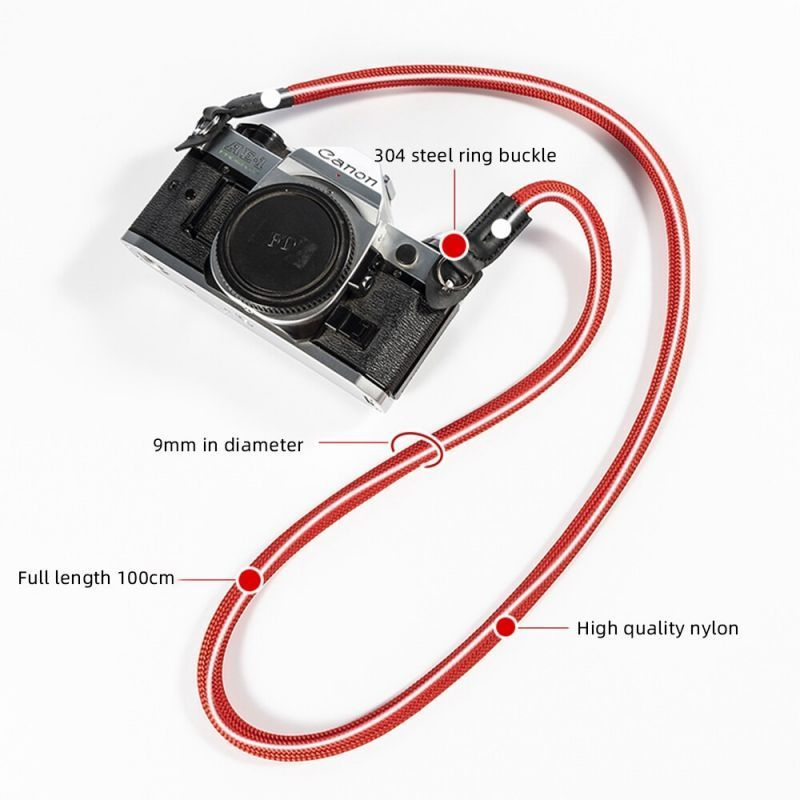 Strap Kamera Universal Neck Strap Kamera Tali Kamera Camera Neck Strap Mountaineering Nylon Rope