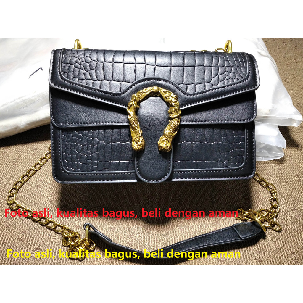 Rantai Tas Selempang Wanita multifungsi Crossbody Tas Bahu Shoulder bag women Sling bag cantik fashion impor tas gadis kecil Kualitas bagus 5098