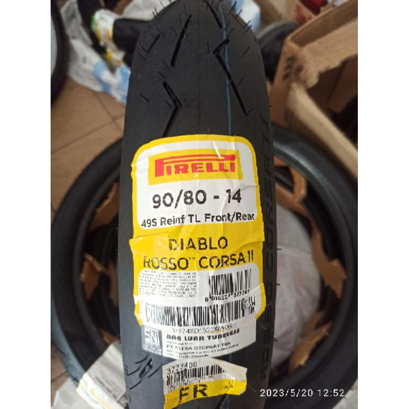Pirelli diablo rosso corsa2 90/80-14