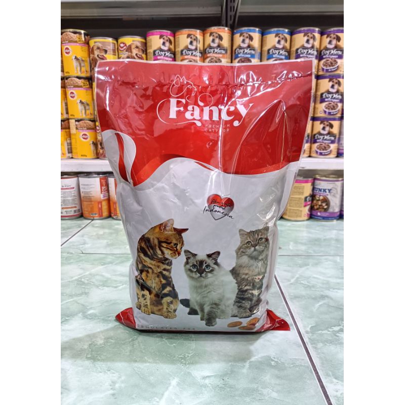 (5pcs) Makanan kucing Fancy Cat chiken liver kemasan 800g/ Dryfood/ Promo Cat food