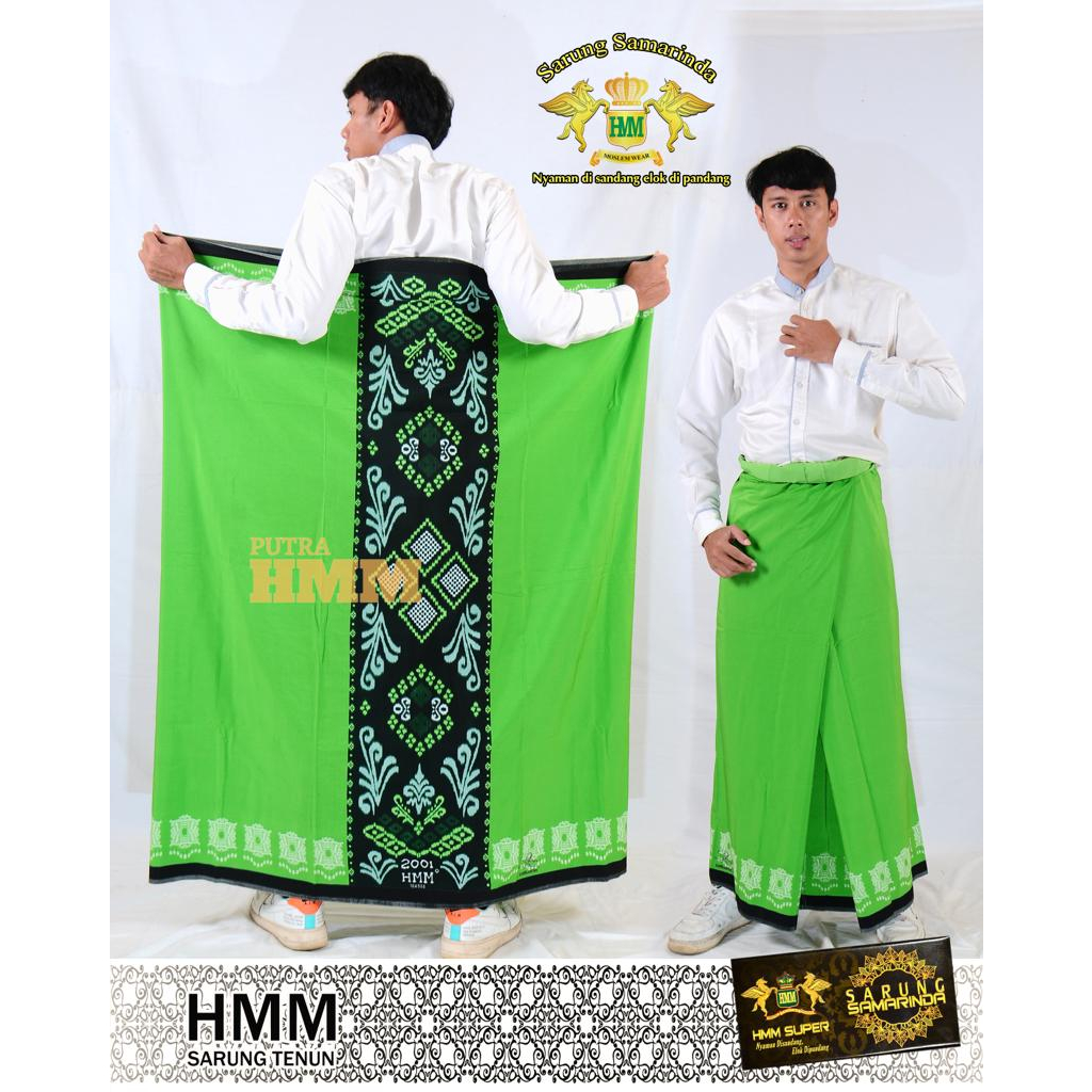 Sarung Samarinda HMM Polos Warna Sarung Santri Sarung Samarinda Sarung HMM