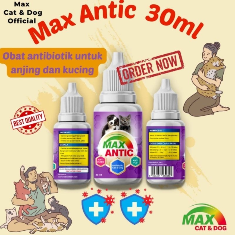 MAX ANTIC DOG CAT 30 ML AMPUH