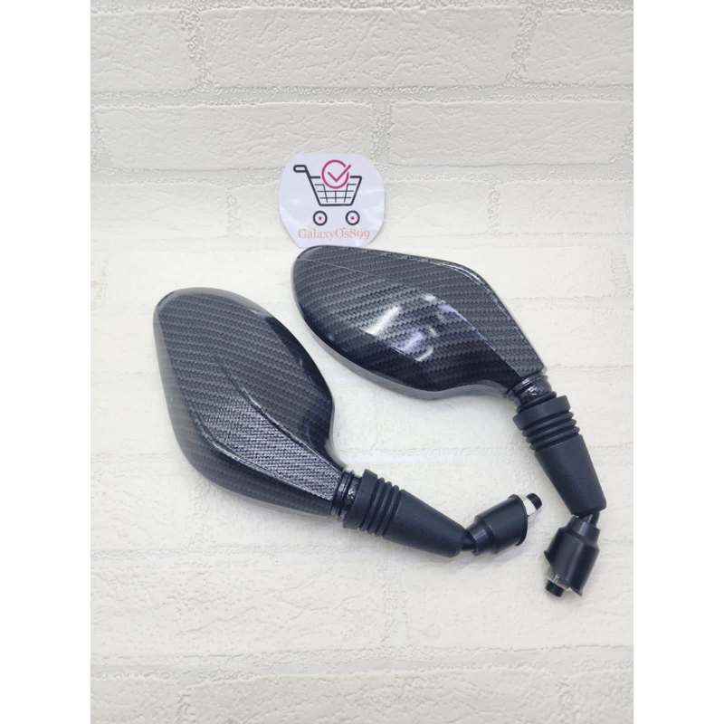 Spion Click Karbon Twotone Beat Vario Nmax Pcx Aerox Mio Universal Honda Yamaha