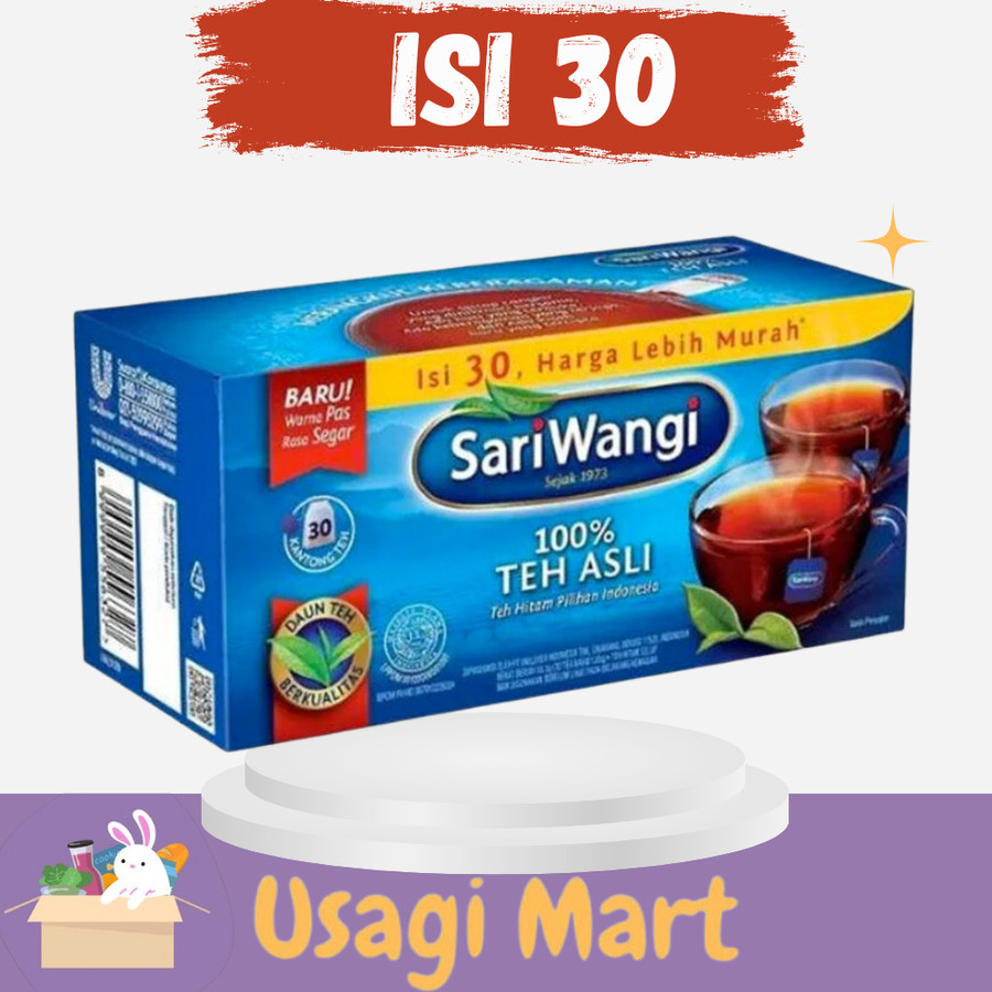 

Sariwangi Teh Celup Isi 30 pcs Kantong Sari Wangi 100% Asli