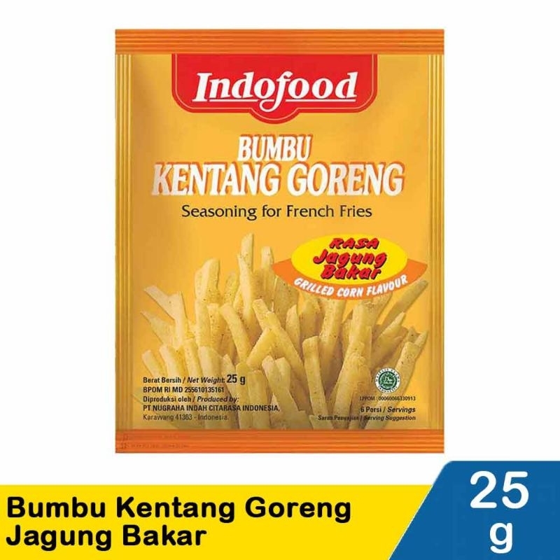 

Indofood Bumbu Kentang Goreng Rasa Jagung Bakar