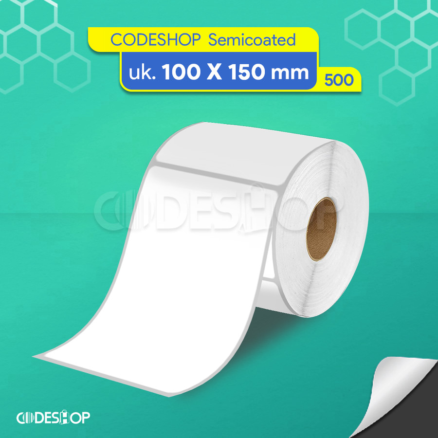 

Label Stiker Semicoated Ukuran 100x150mm Isi 500 Pcs