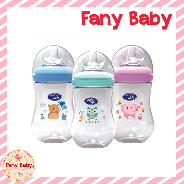 BABY SAFE BOTTLE WIDE NECK 250ML  [ P12WN05 ]