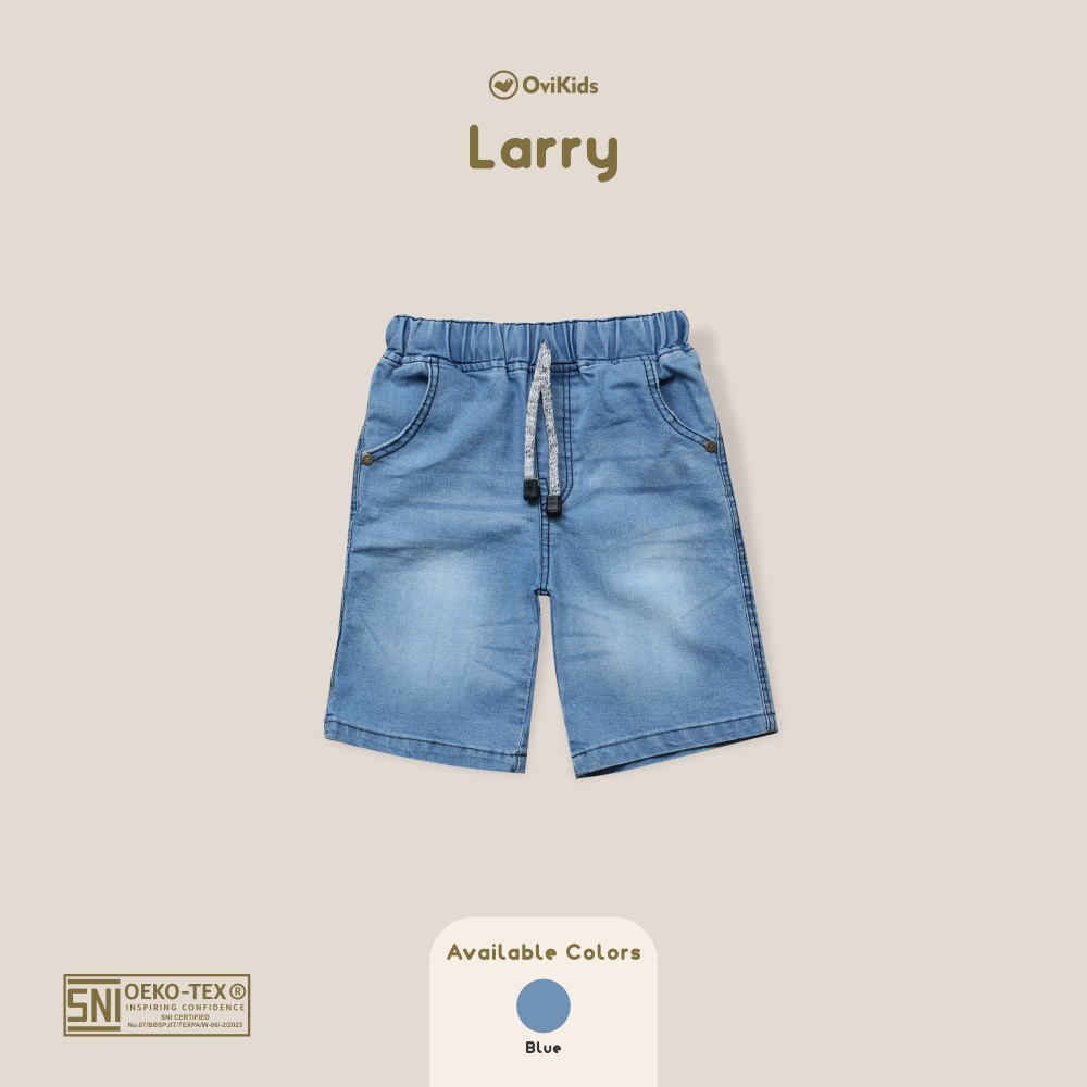 LARRY Comfy Jeans-Celana Pendek Anak Jeans Pendek | LENNON CELANA JEANS PENDEK ANAK (1-8 Tahun) OVIKIDS