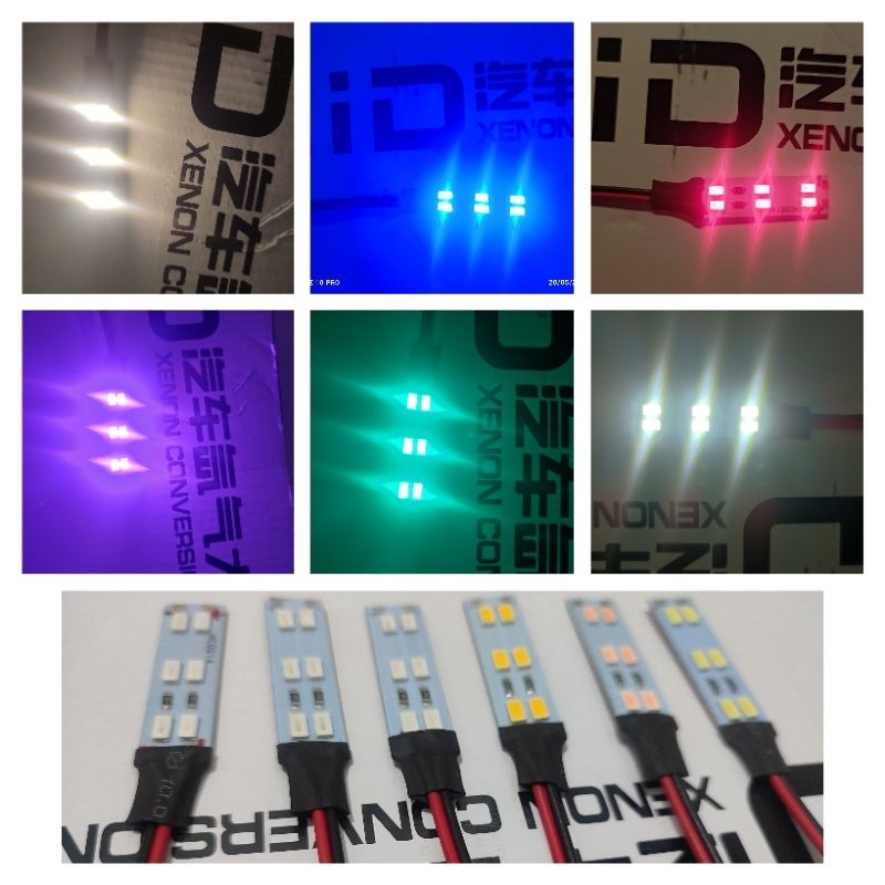 Demon eye lampu led 6mata 12v pendingin aluminum Dimesi 12mm×40mm