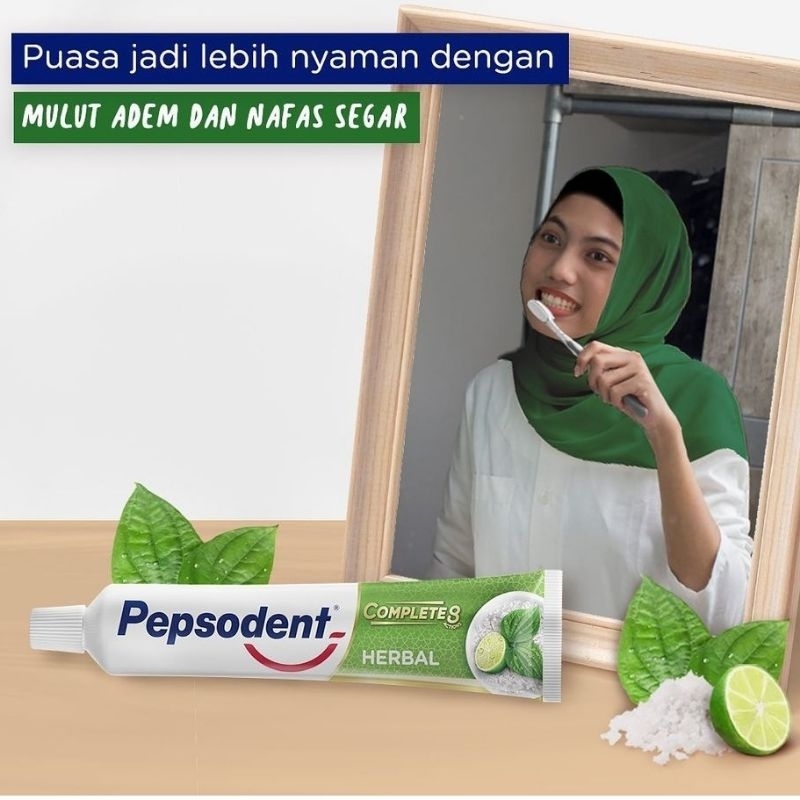 [ PEPSODENT ] Complete 8 Action Herbal