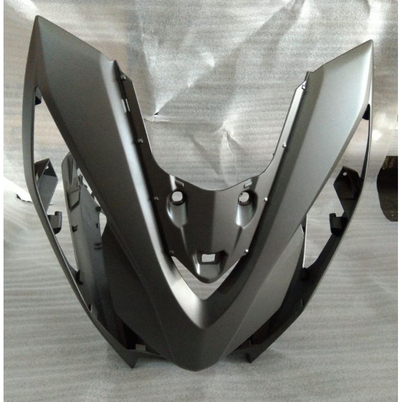 Cover Front Depan New Beat K1A 2020-2024 Dark Silver Dof Ori Honda 64301K1AN00MBS
