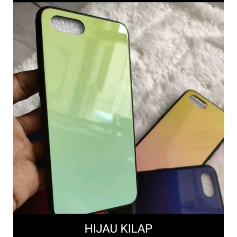 Softcase metalik kilap bahan bagus softcase glossy for Realme 3 pro