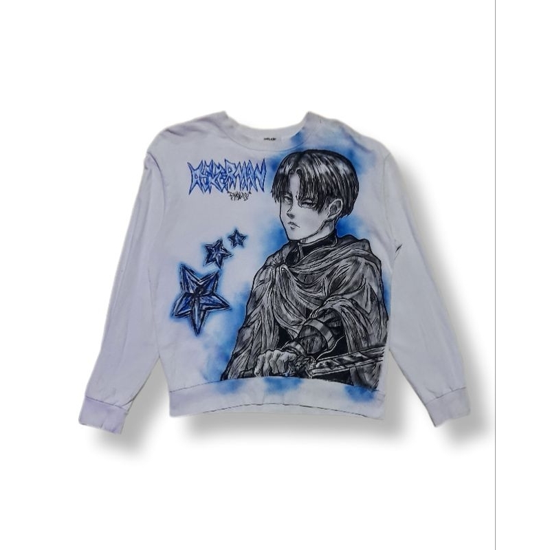 Crewneck design rework anime aot/levi
