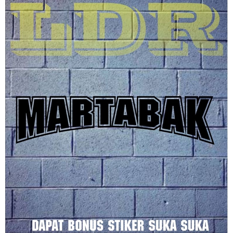 stiker cutting martabak