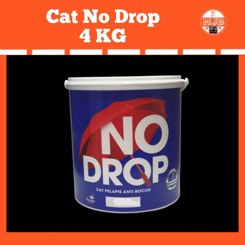 Cat No Drop 4kg Warna Hitam,Putih,Kuning Biru, Dll