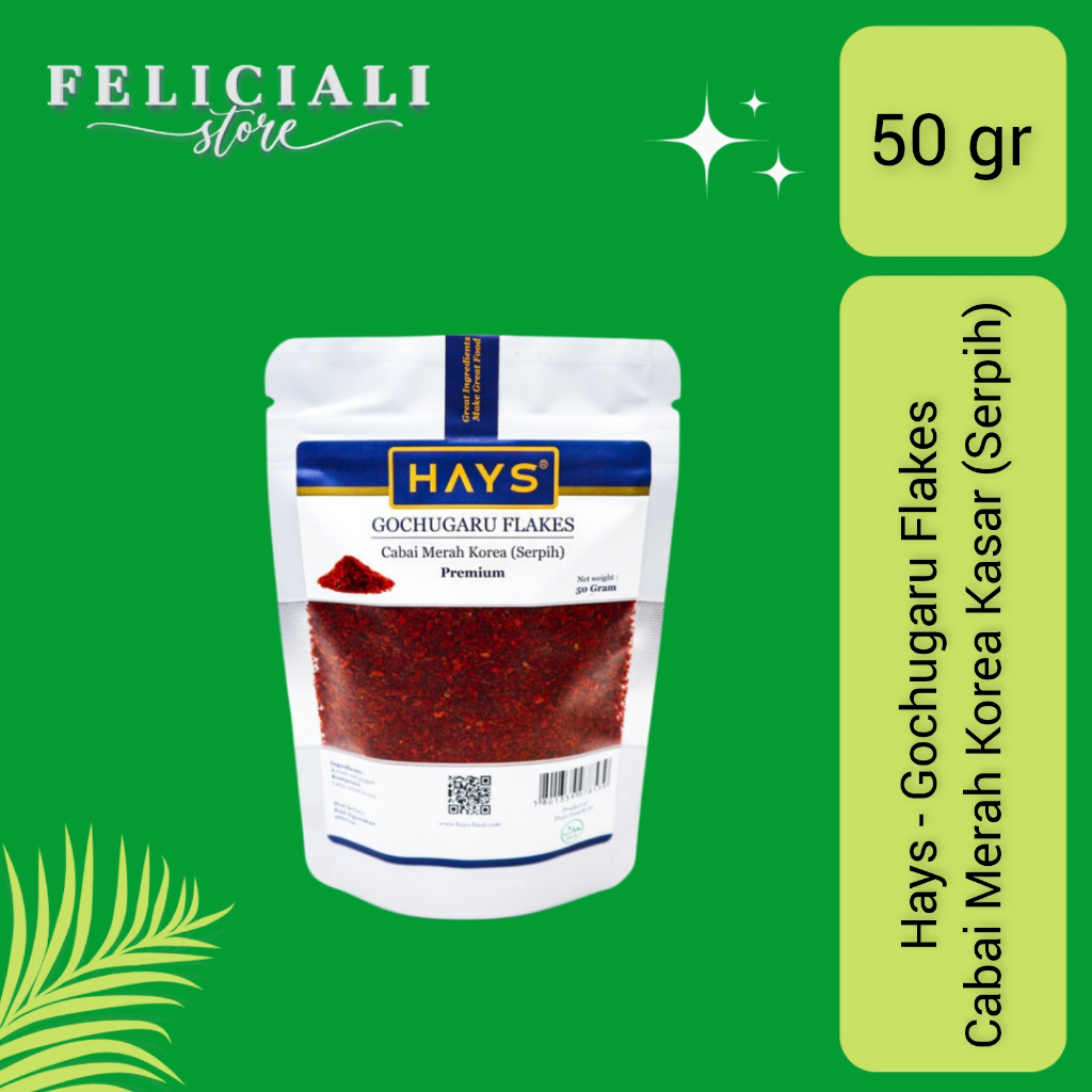

Gochugaru Flakes - Cabai Korea Kasar - Serpihan - 50 gr