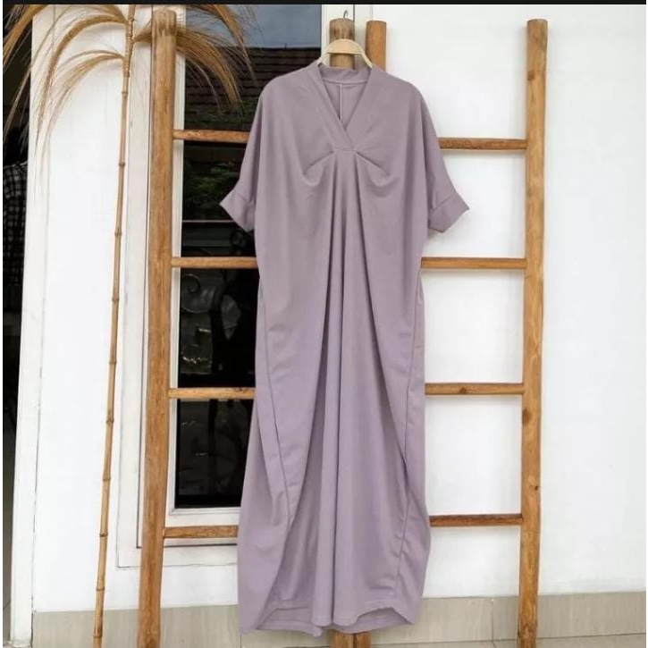 Gamis Jumbo Cringkel Airflow  / Dress Nagita Kaftan Trendy