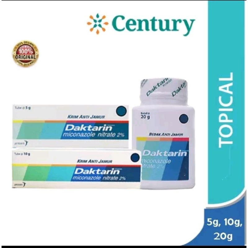 Daktarin/Anti Jamur/Daktarin 10 gr/Daktarin 5 gr/Daktari Powder/Gatal/Dermatitis/Panu
