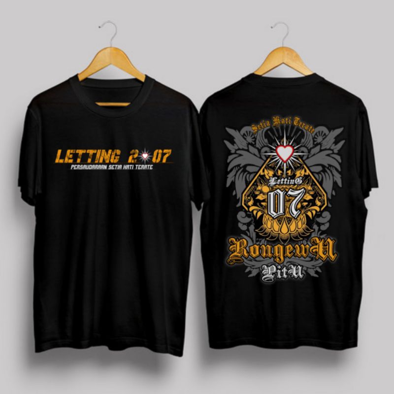 kaos PSHT setia hati terate Letting 2007-2015