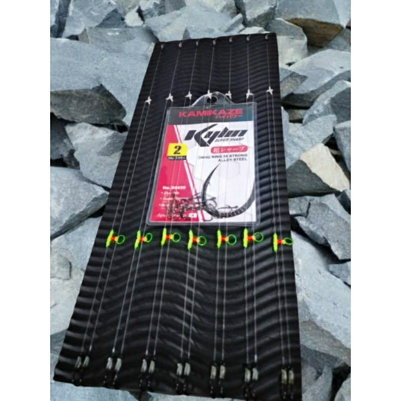 kail pancing rangakai 3/2/4 lomba anti mocel kamikaze kylin super sharp