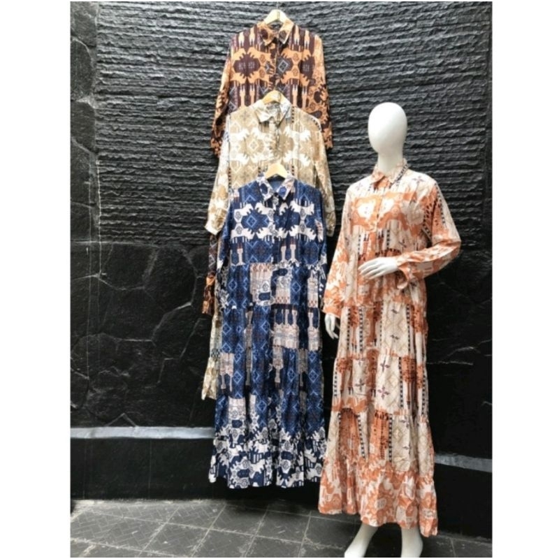 GAMIS LEBARAN MUSLIM SILK|DRESS LEBARAN MUSLIM SILK PREMIUM|GAMIS CANTIK PREMIUM SILKY TERLARIS|GAMI