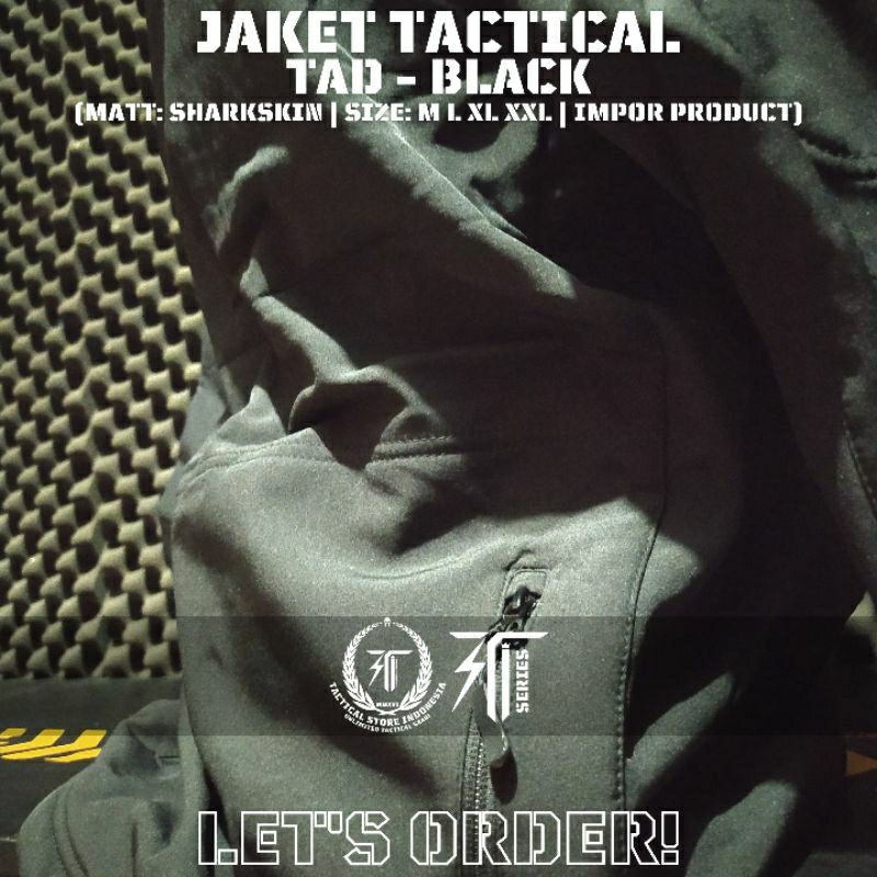 JACKET TAD TACTICAL IMPOR - HITAM / BLACK