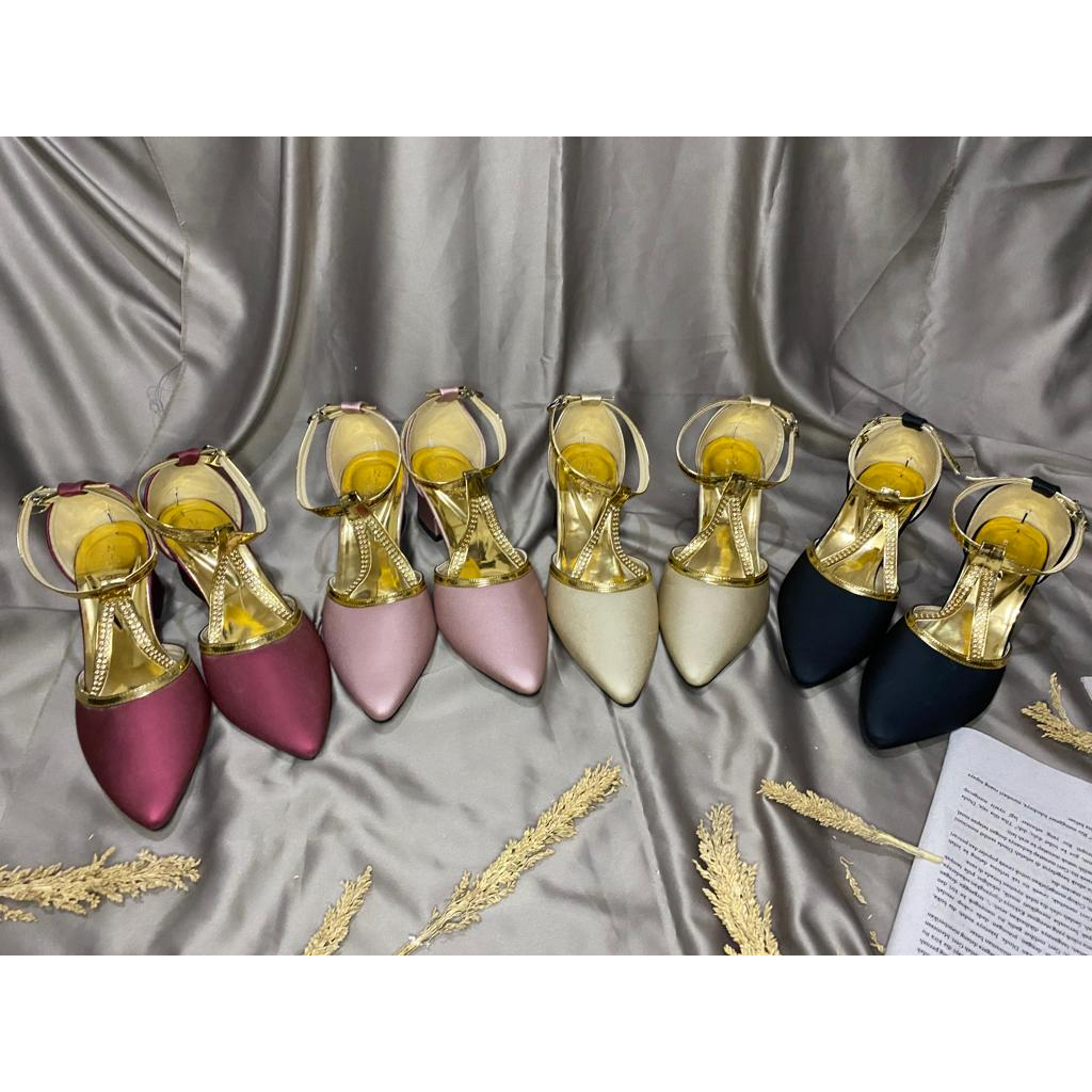 sepatu sendal wanita kekinian hak tahu