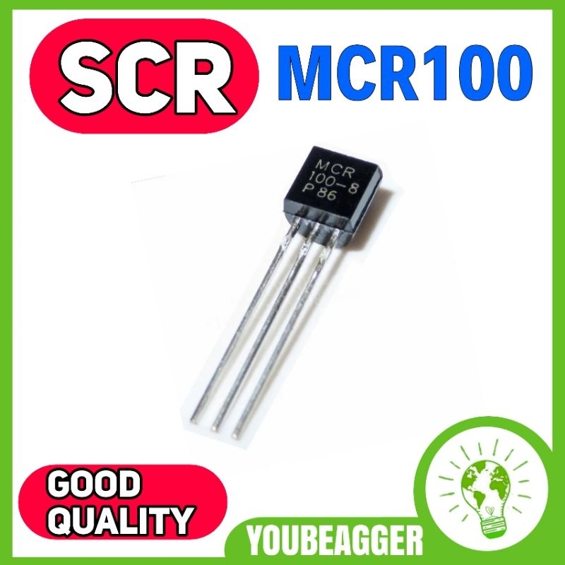 SCR MCR100-6 MCR 100 TO-92 0.8A 400V