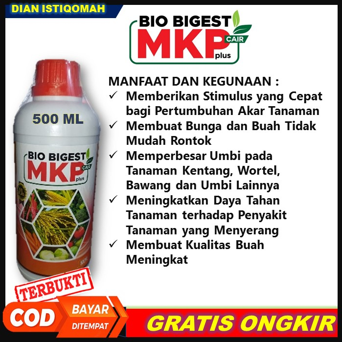 AMPUH BIO BIGEST 500ml MKP Cair Plus Pupuk Melebatkan Tanaman Sawi Dengan Kualitas Terbaik – Pupuk P