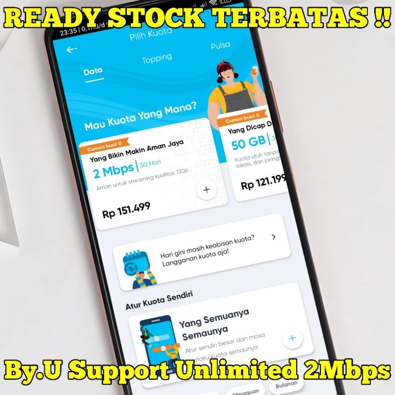 Perdana By.U Unlimited 2Mbps