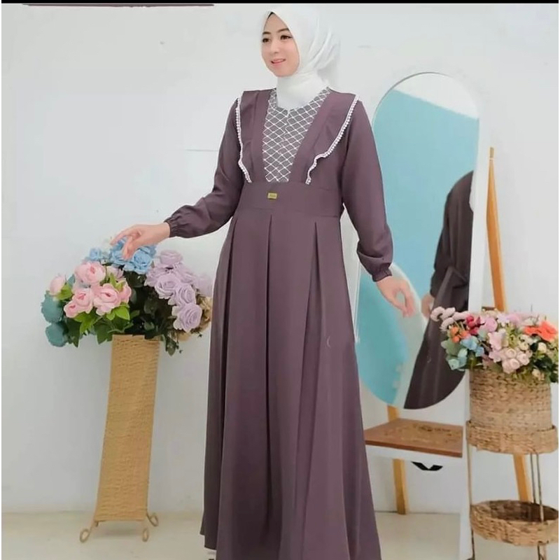 SHEERA DRESS - DRESS WANITA -  BERTALI - M/L-XL - PAKAIAN WANITA - DRESS SIMPLE - KEKINIAN - BISA COD