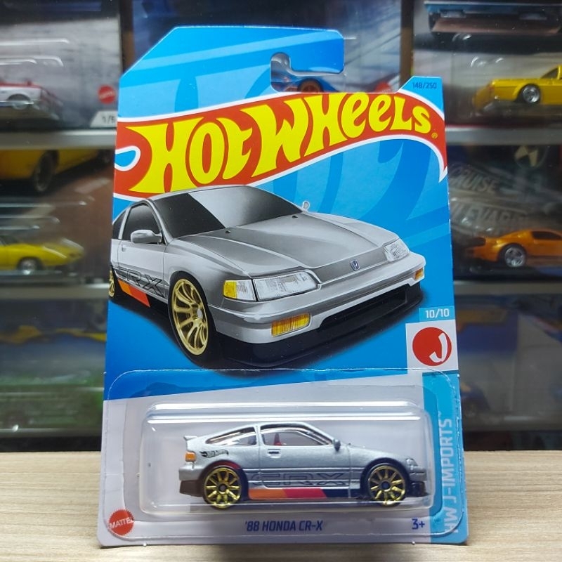 HOT WHEELS 88 HONDA CRX SILVER 2023